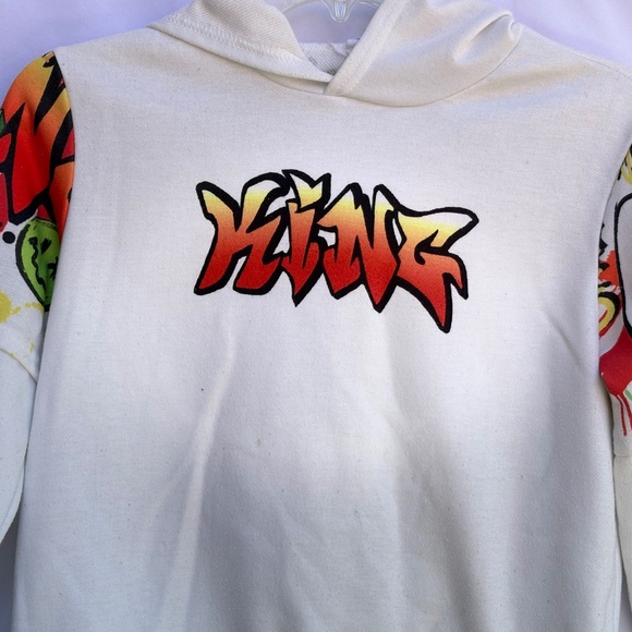Big Boy “KING” Graphic Hoodie – Size 10 - Picture 3 of 5